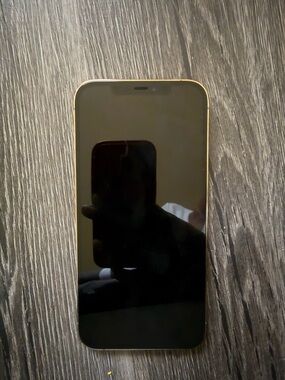 Apple iPhone with Yellow-Gold Trim